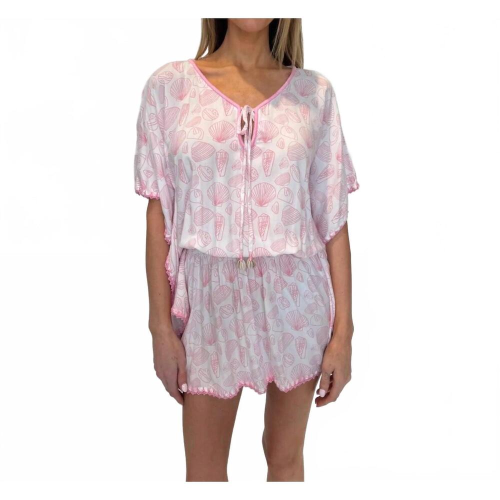 NEW ROMI THE BRAND crystal coast butterfly dress in pink
